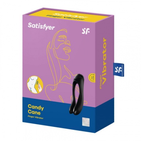 Satisfyer Candy Cane - Универсальный вибратор для пар черный